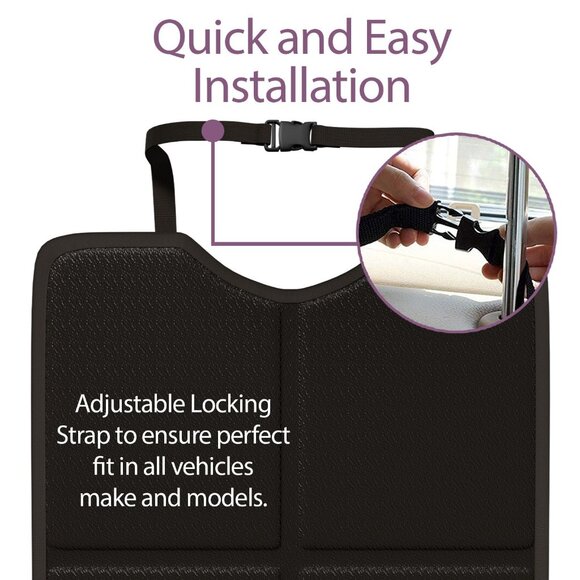 AMAR Car Seat Protector for Child Car Seat - Featuring Thick Padding, Waterproof - Picture 4 of 9